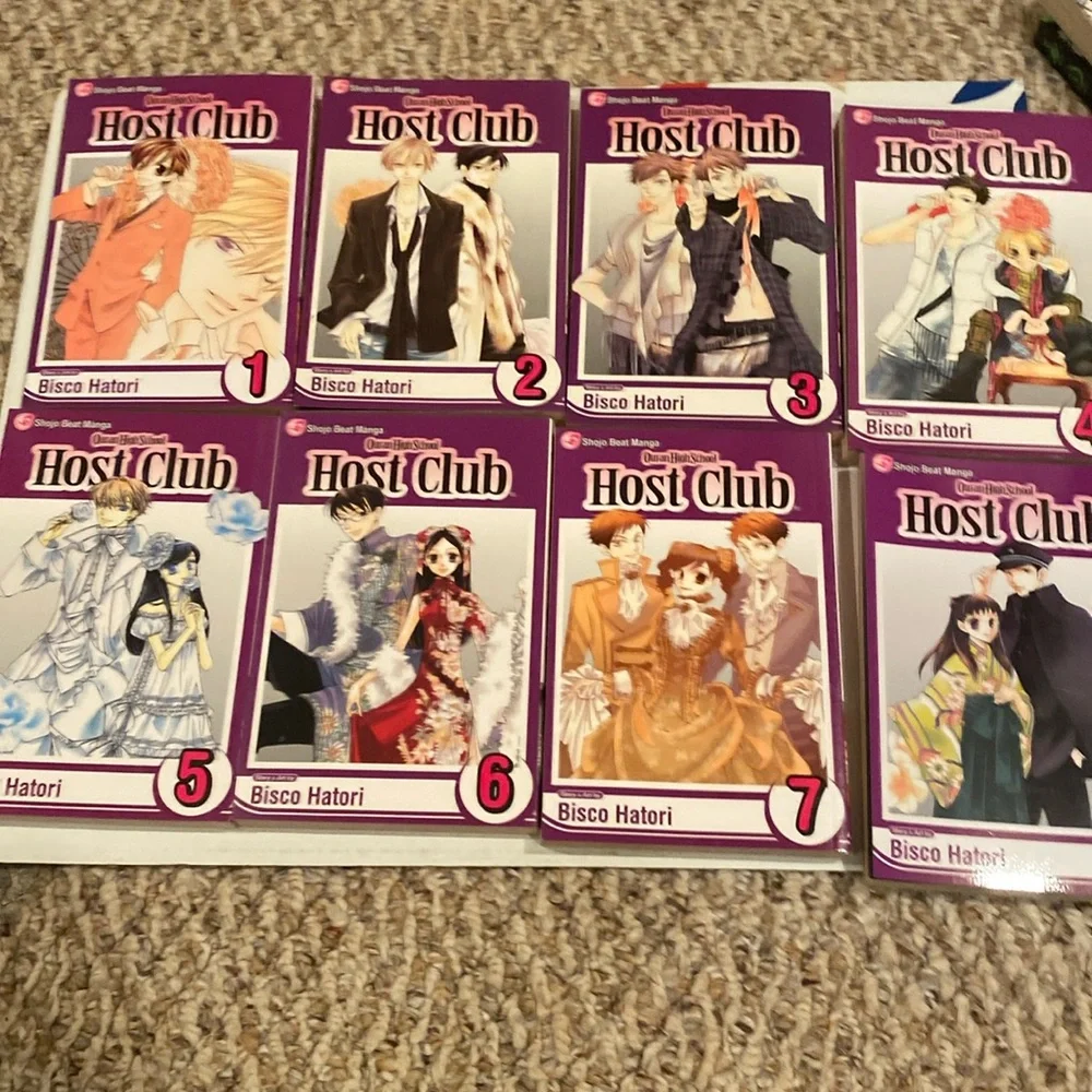 Ouran High School Host Club Manga Volumes 1-8
